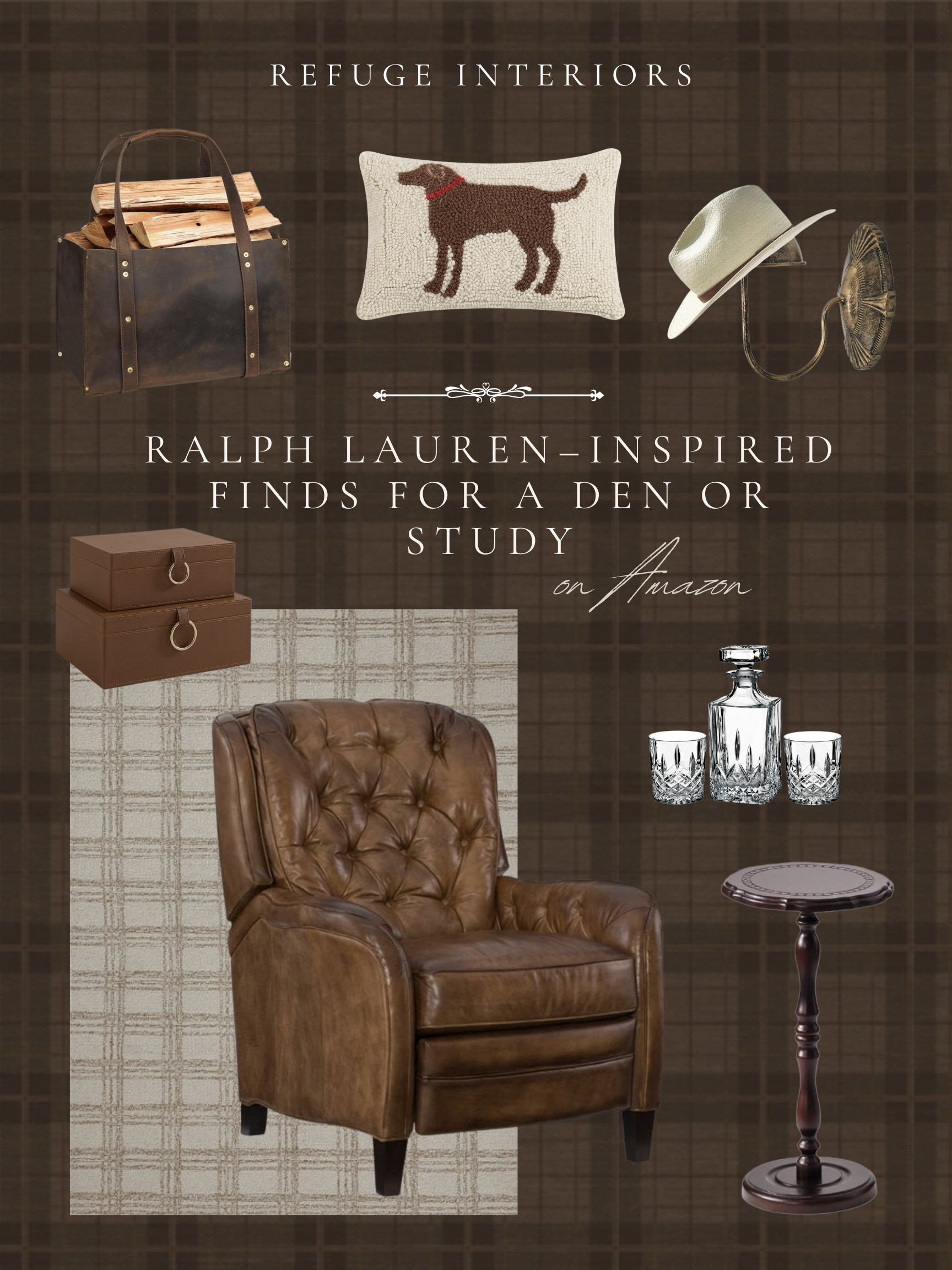 Explore Ralph Lauren–inspired home decor and furniture finds. From timeless leather seating and traditional accents to layered details with heritage charm, these Amazon finds are selected to help you create a space that feels warm and refined. 

 

#LTKHome