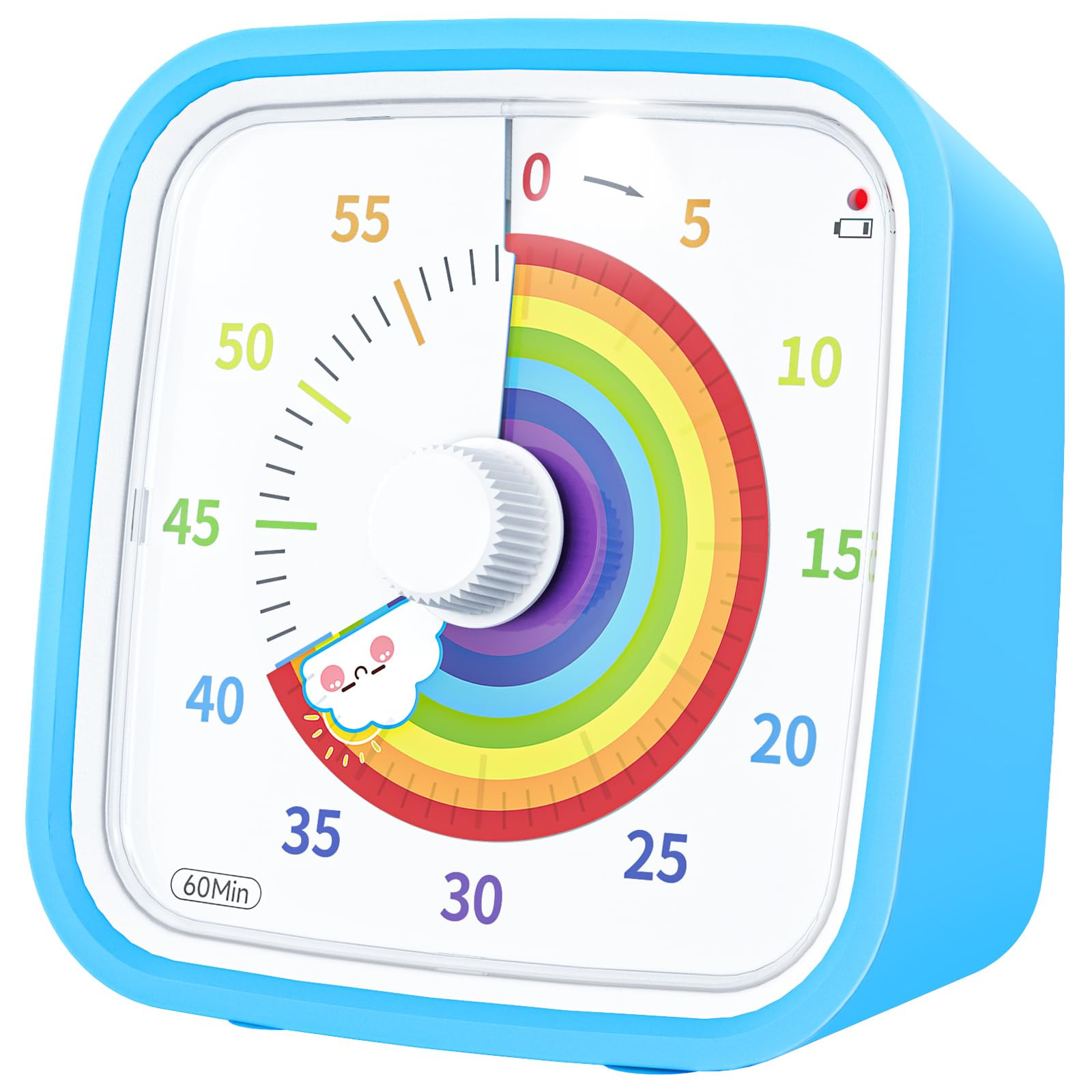 Yunbaoit Visual Timer with Protective Case, Rainbow Disk 60 Minute Countdown Timer for Kids and A... | Amazon (US)