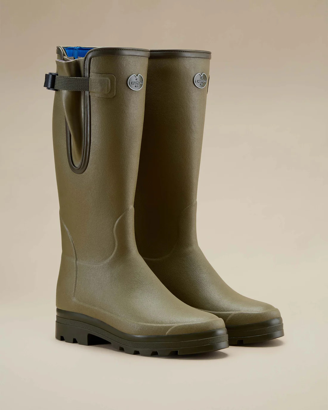 Men's Vierzonord Neoprene Lined Wellington Boot Iconic Green | Le Chameau
