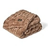 Minky Couture Ultra-Soft Extra Plush Hugs Blanket, Milk Chocolate, Adult | Amazon (US)