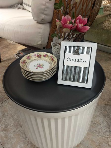 Another planter, pizza tray hack.  I put this one in our she-shed.

#LTKSeasonal #LTKhome #LTKfindsunder50