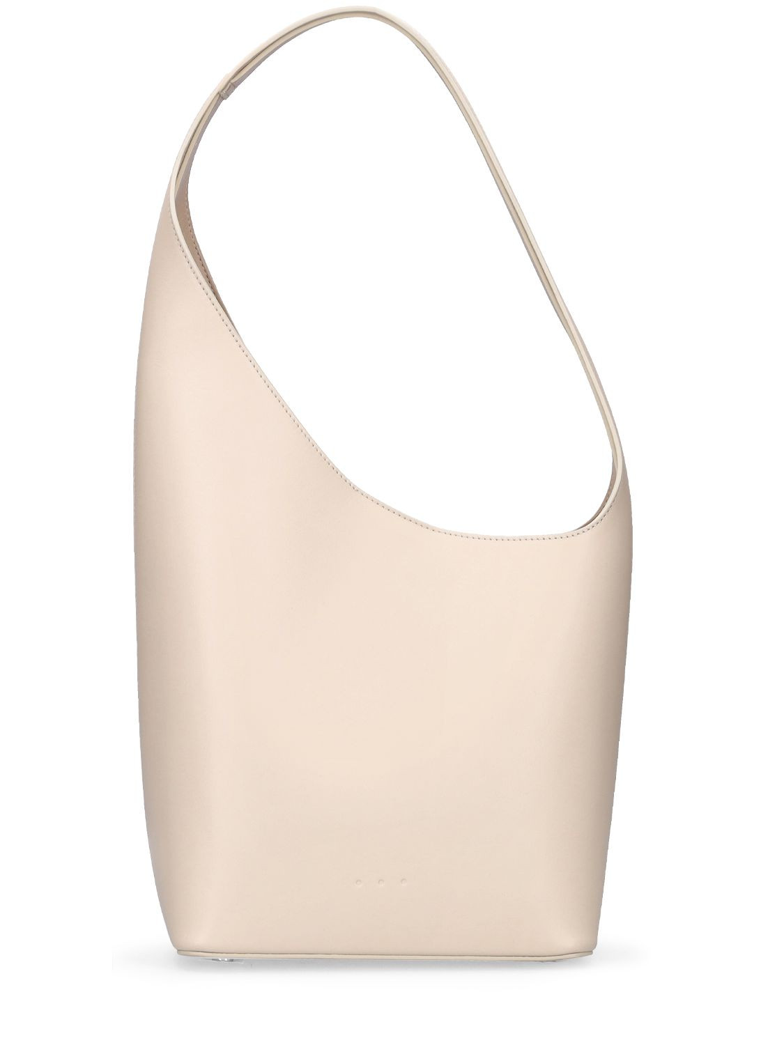 Aesther Ekme - Demi lune smooth leather shoulder bag - Off-White | Luisaviaroma | Luisaviaroma