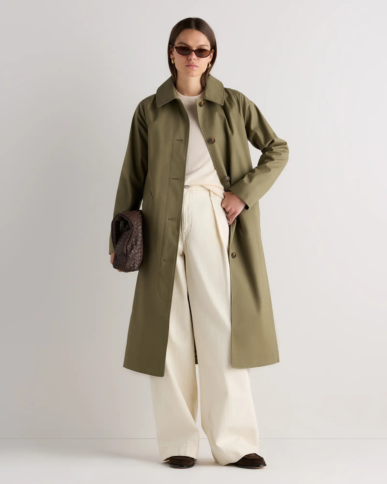Comfort Stretch Mac Coat | Quince