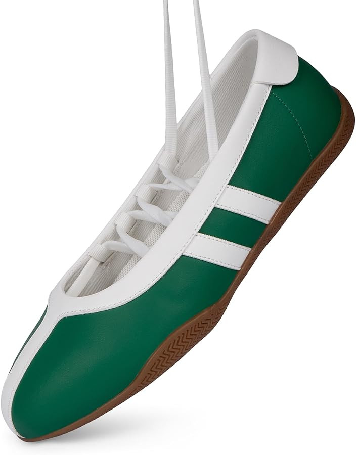 Sneakers for Women Comfortable Business Casual Tennis Shoes Lightweight Lace Up Ballet Flats Foot... | Amazon (US)