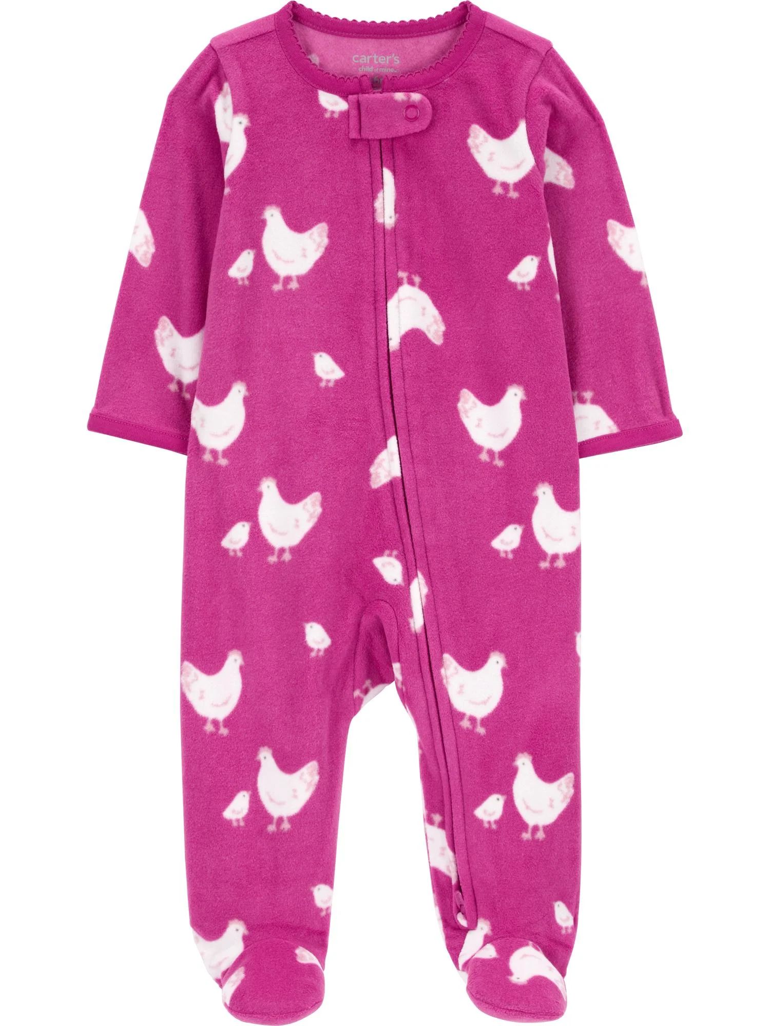 Carter's Child of Mine Baby Girl Sleep N Play, One-Piece, Sizes Preemie-6/9 Months | Walmart (US)