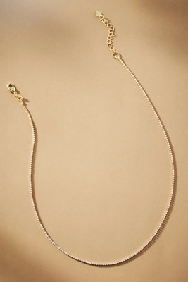 Shashi Micro Teeny Tiny Tennis Necklace | Anthropologie (US)