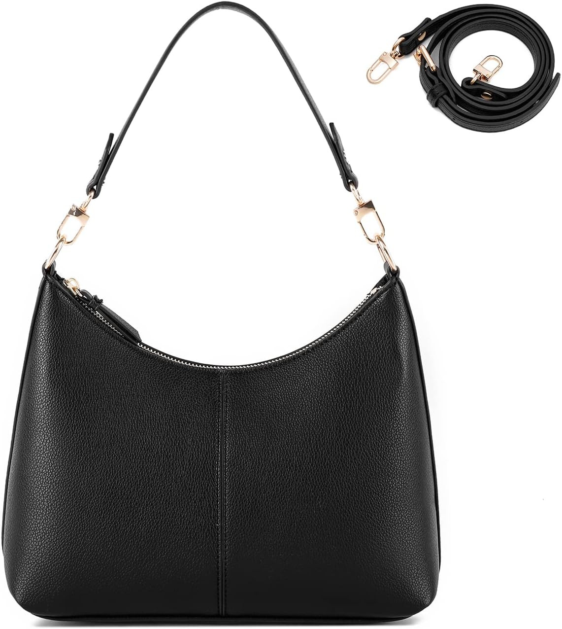 Keyli Small Shoulder Handbags for Women Mini Purse Waterproof Soft Leather Crossbody Bags for Work Shopping Travel | Amazon (US)