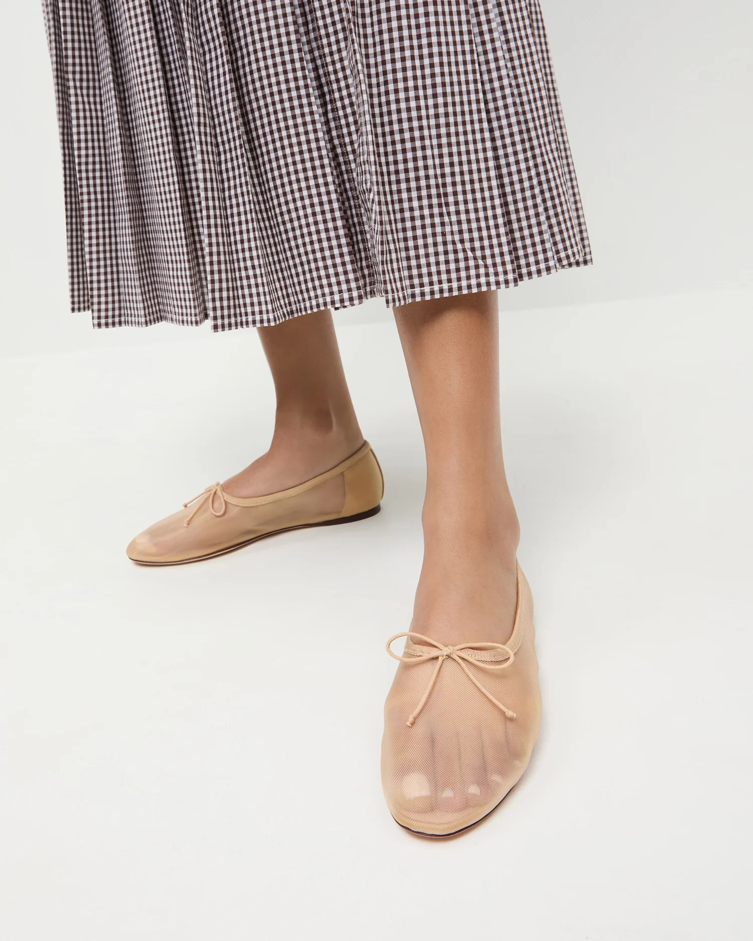 Landon Caramel Mesh Ballet Flat | Loeffler Randall