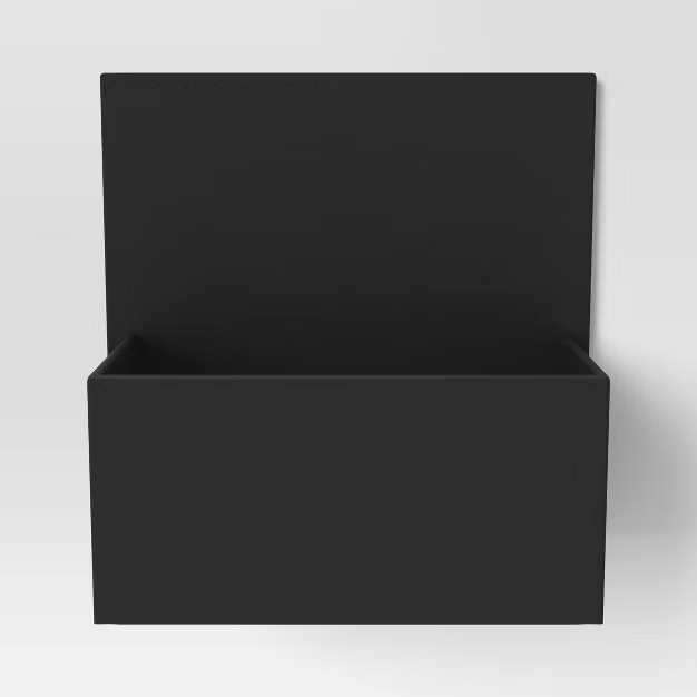 10" Indoor/Outdoor Iron Rectangular Planter Black - Project 62™ | Target