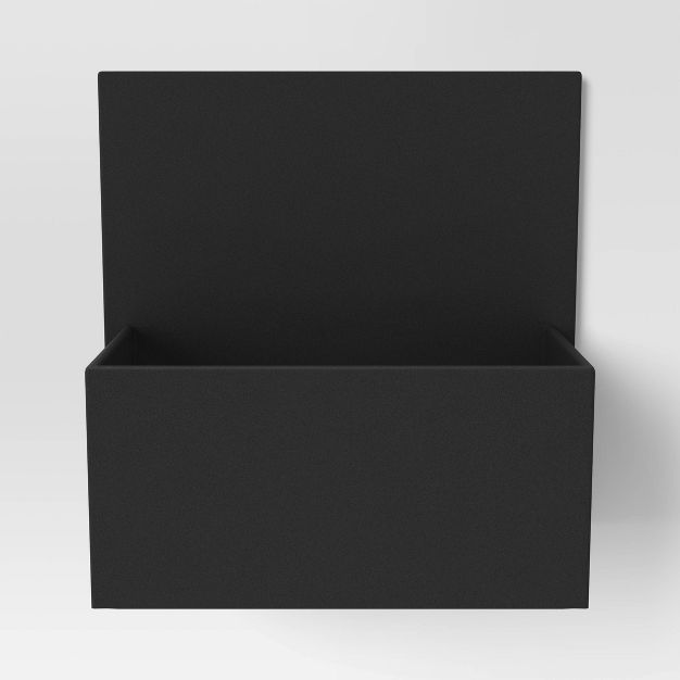 10" Indoor/Outdoor Iron Rectangular Planter Black - Project 62™ | Target