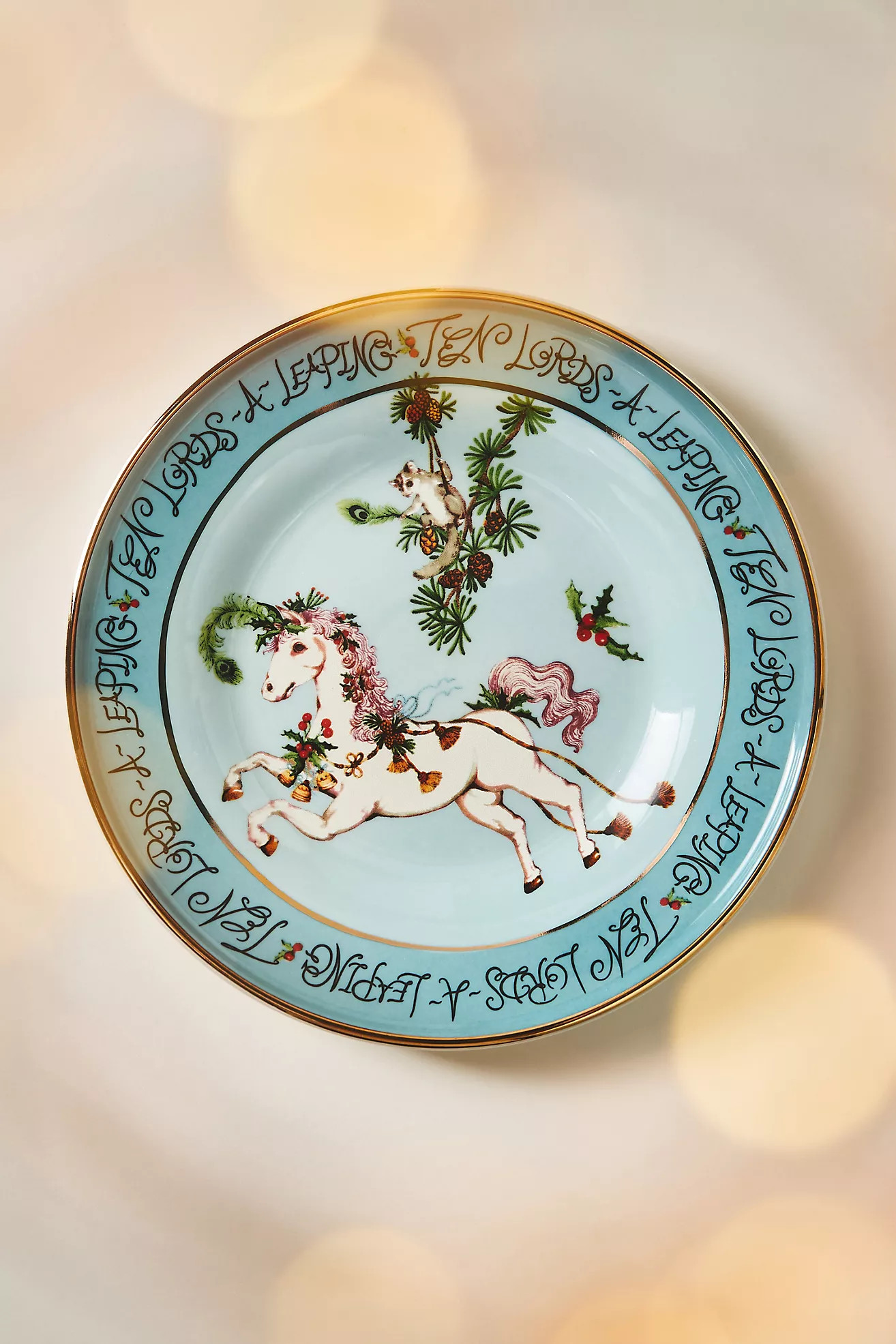 Phannapast Taychamaythakool x Anthropologie Twelve Days of Christmas Stoneware Dessert Plate | Anthropologie (US)