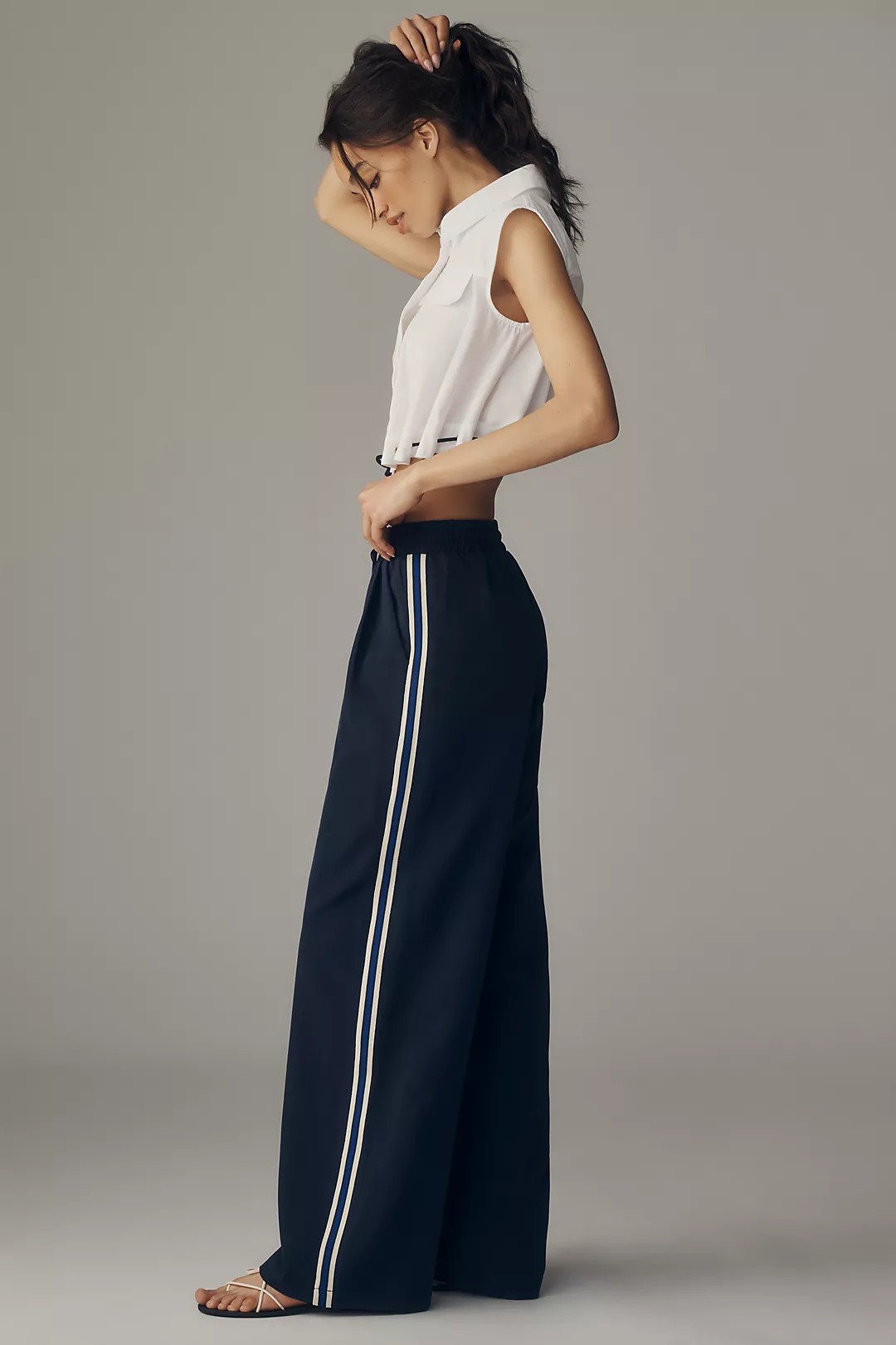 Bishop + Young Ford Tie-Front Track Pants | Anthropologie (US)