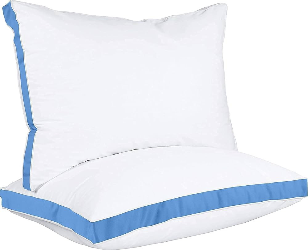 Utopia Bedding Bed Pillows for Sleeping King Size (Blue), Set of 2, Cooling Hotel Quality, Gusset... | Amazon (US)
