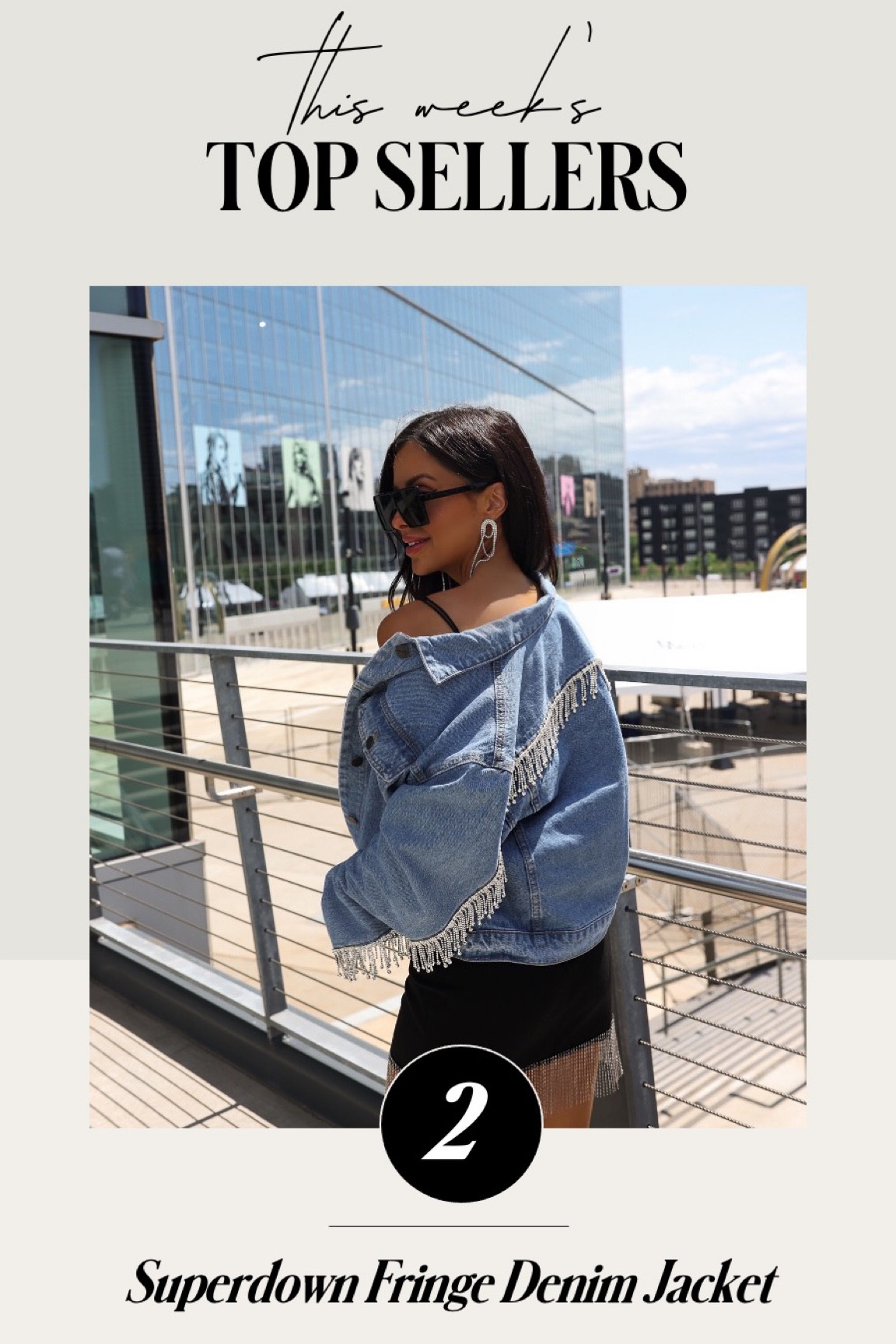 This week’s best sellers on #miamiamine
Superdown embellished denim jacket

#LTKstyletip #LTKunder50 #LTKunder100