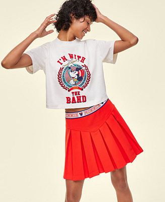 Disney | Macy's Women's Minnie Majorette Pleated Mini Skirt, Created for Macy's - Macy's | Macy's