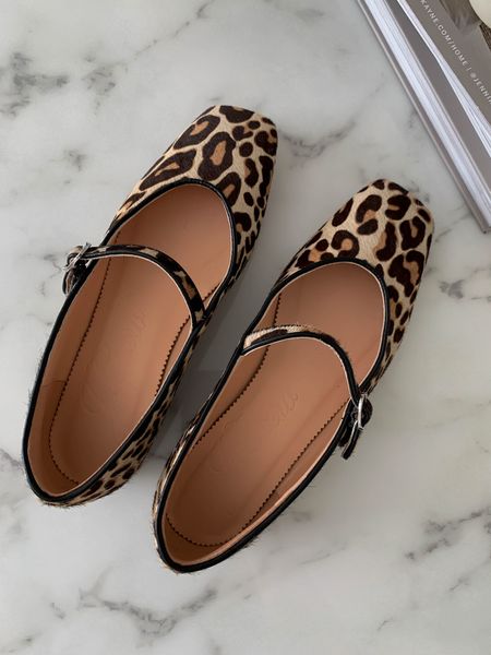 J.crew leopard Mary Janes. Run TTS