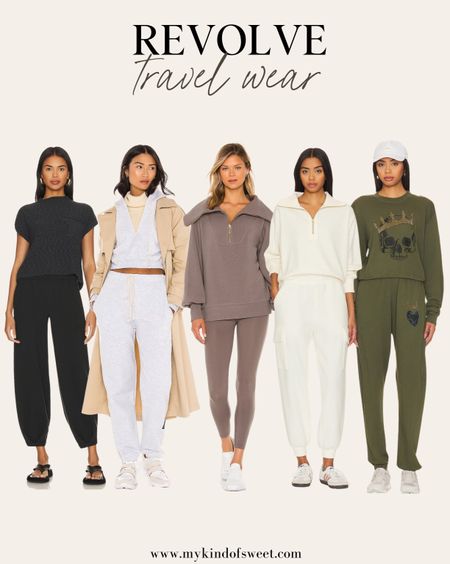 Revolve travel wear // I love a good matching set to feel put together on a long travel day.

#LTKtravel #LTKstyletip
