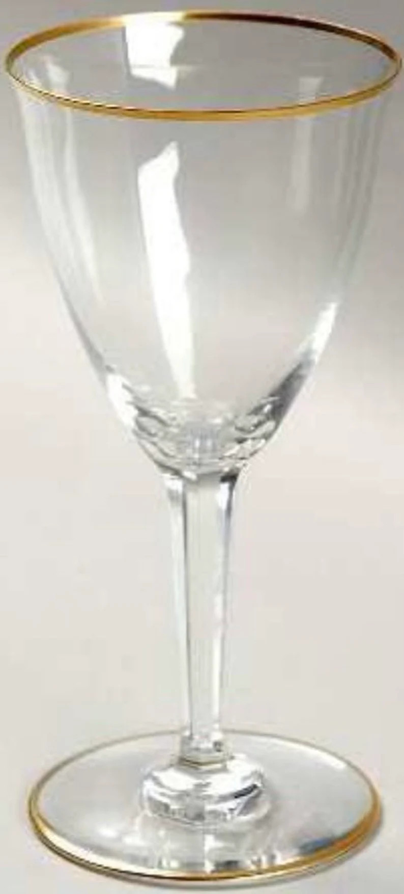 BACCARAT Mid Century Crystal Set of 4 Large Wine or Water Glasses - Etsy | Etsy (US)