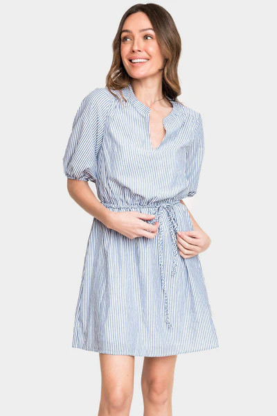Day Trip Dress With Braided Belt | Gibsonlook