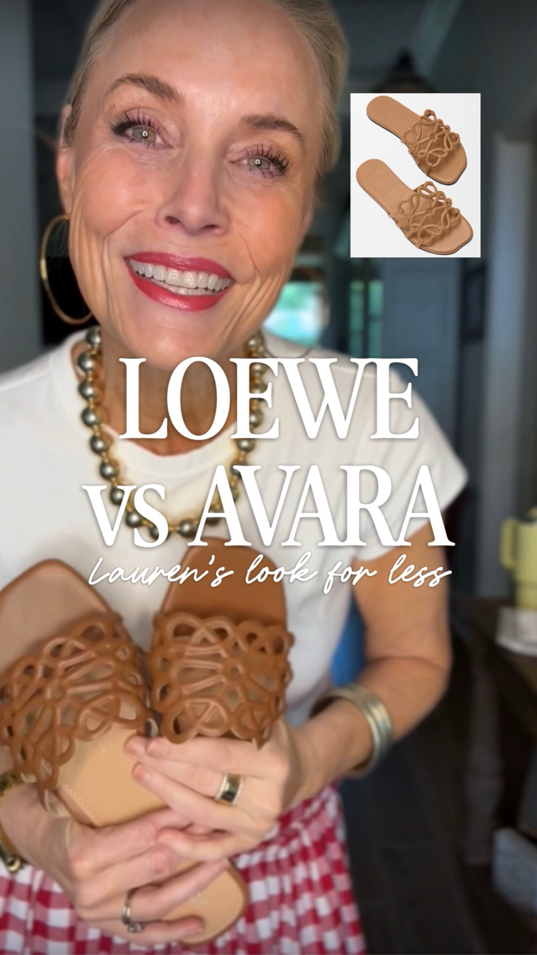 I know I say this every week… but I also mean it every week.
This is a good one.

Because the Loewe slides are beautiful.
The calfskin leather, the detail… they’re $890 for a reason.

But then I found this pair from Avara…

And they have a really similar look on the foot.

Same kind of cutout, same shape, same overall feel.

But they’re $48.

Are they the same quality? Probably not.
But they’re also $48.

And for me… this is the kind of sandal I’m just throwing on all summer.

With dresses, with denim… just everyday.

I’m just not spending close to $900 on something like this.

These still look really polished. They don’t feel cheap. They just feel like a smart option.

But I get it… sometimes you just want the real thing.

So on this one—are you splurge or save?



#LTKootd #LTKMidsize #LTKOver40