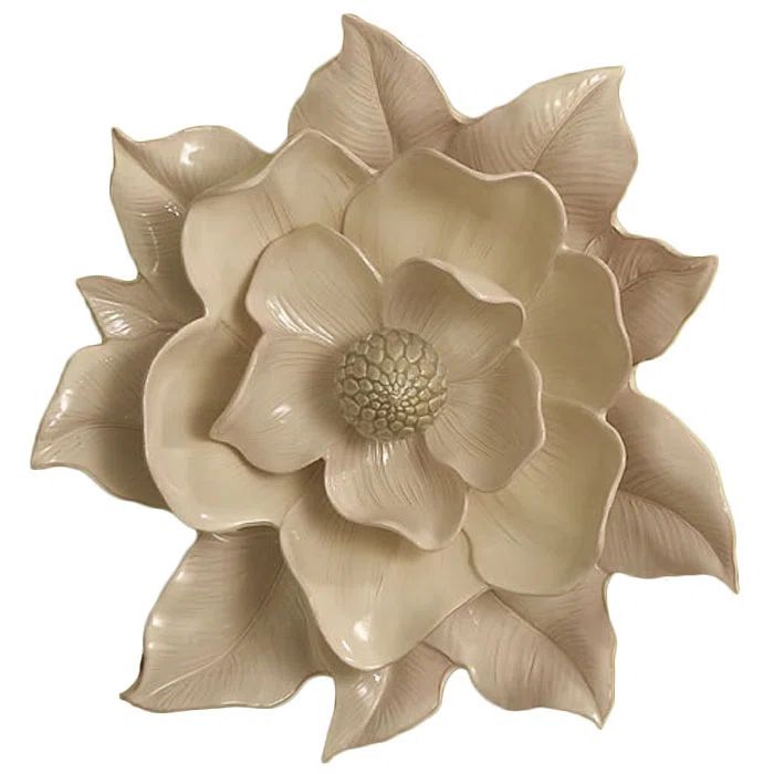 Magnolia Wall Flower Decorative Accent Wall Décor | Wayfair North America