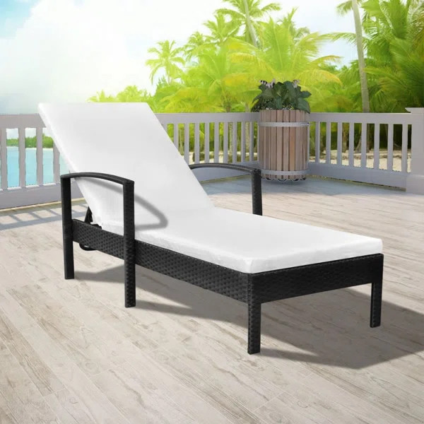 Verret Outdoor Metal Chaise Lounge | Wayfair North America