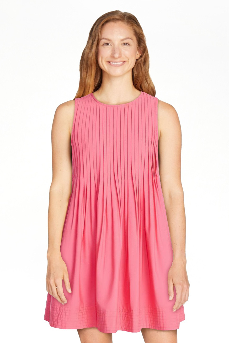 Free Assembly Women's Sleeveless Pleated Mini Dress, Sizes XS-XXL | Walmart (US)