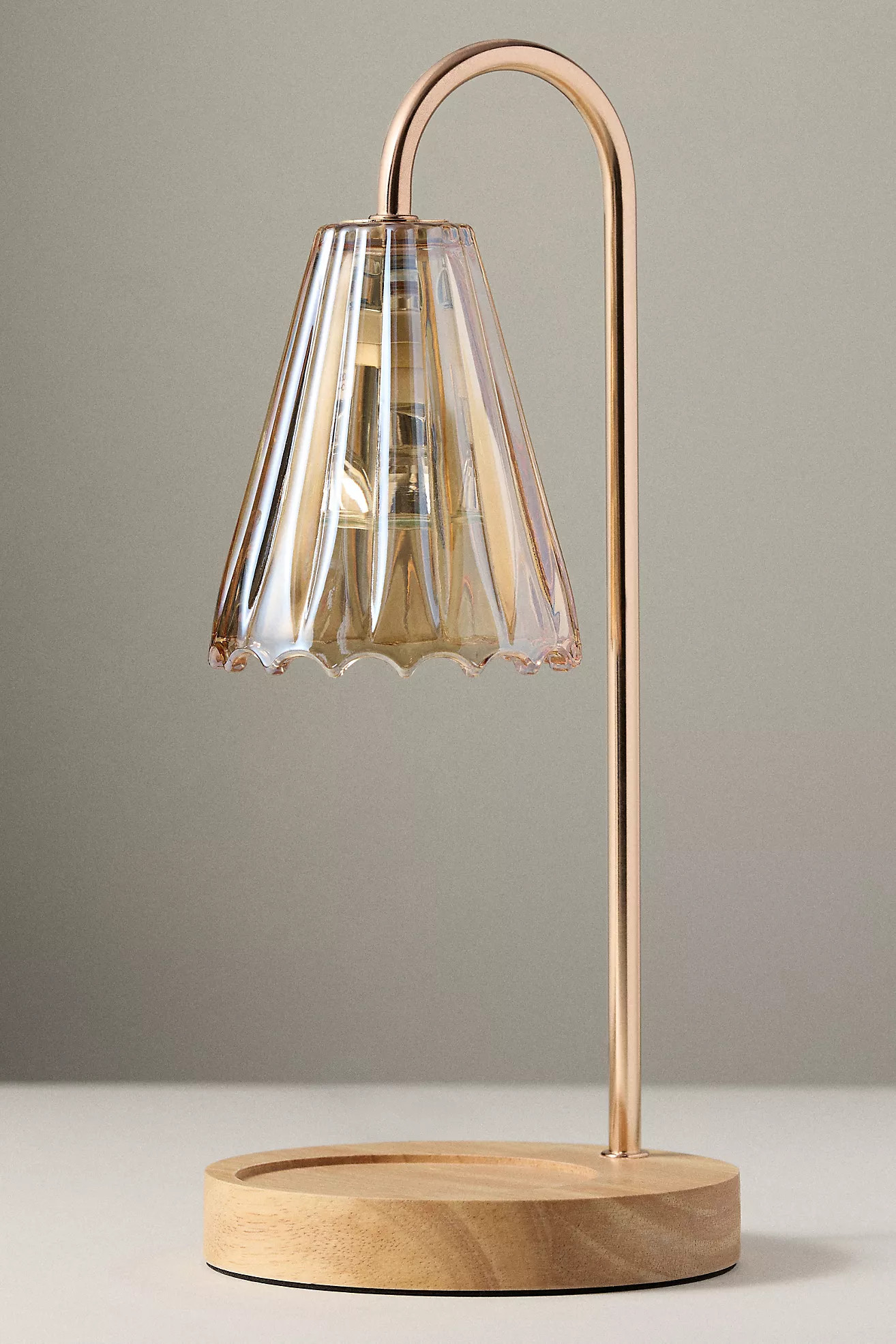 Amber Bloom Candle Warmer Lamp | Anthropologie (US)