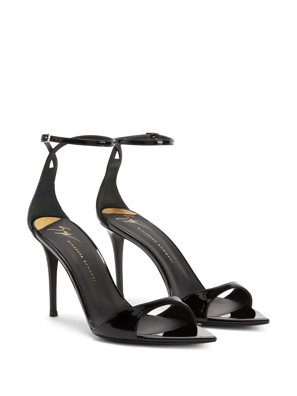 sandales Intrigo 90 mm en cuir | Farfetch Global