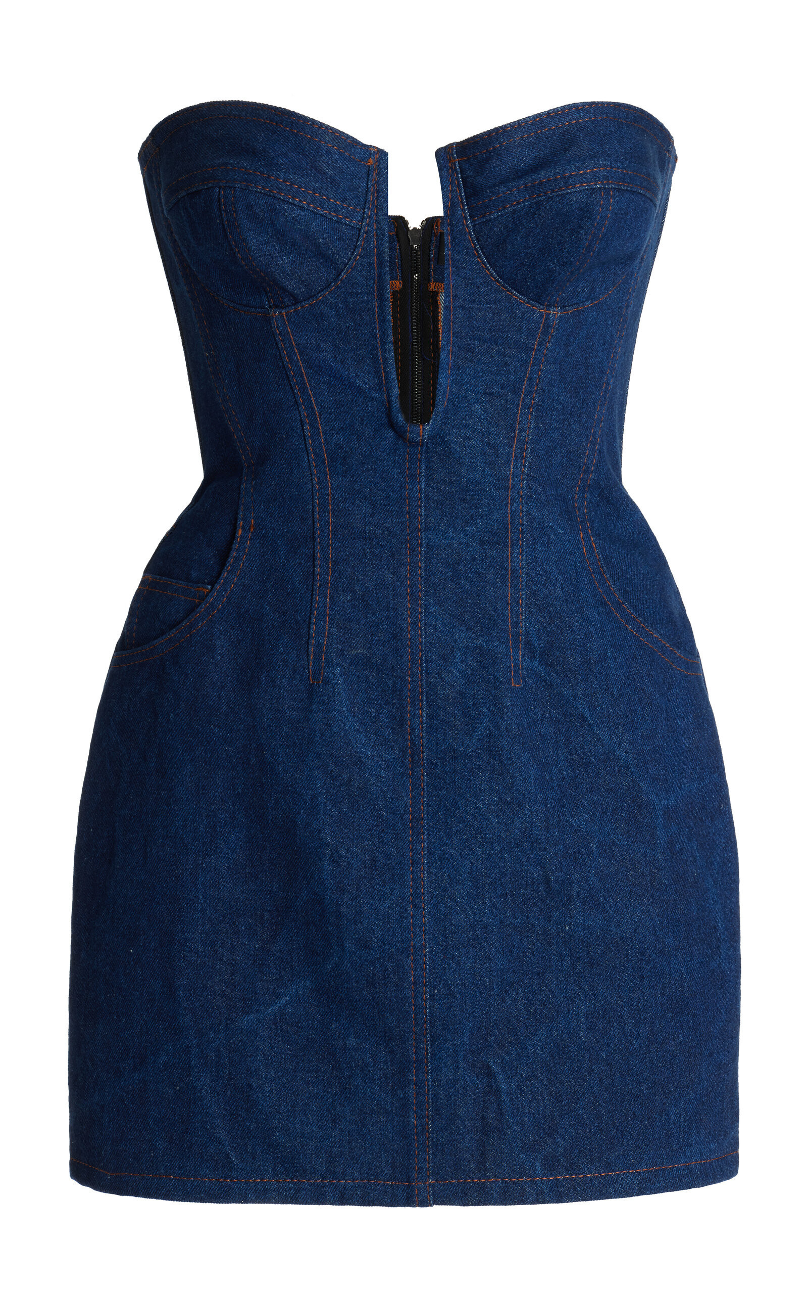 David Koma - Denim Mini Dress - Blue - UK 6 - Moda Operandi | Moda Operandi (Global)