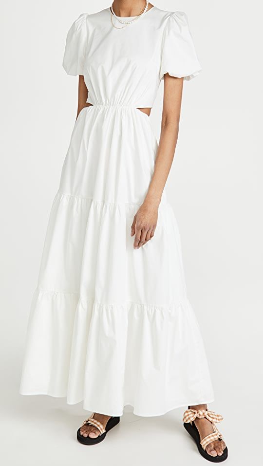 Plaza Cut Out Tiered Maxi Dress | Shopbop