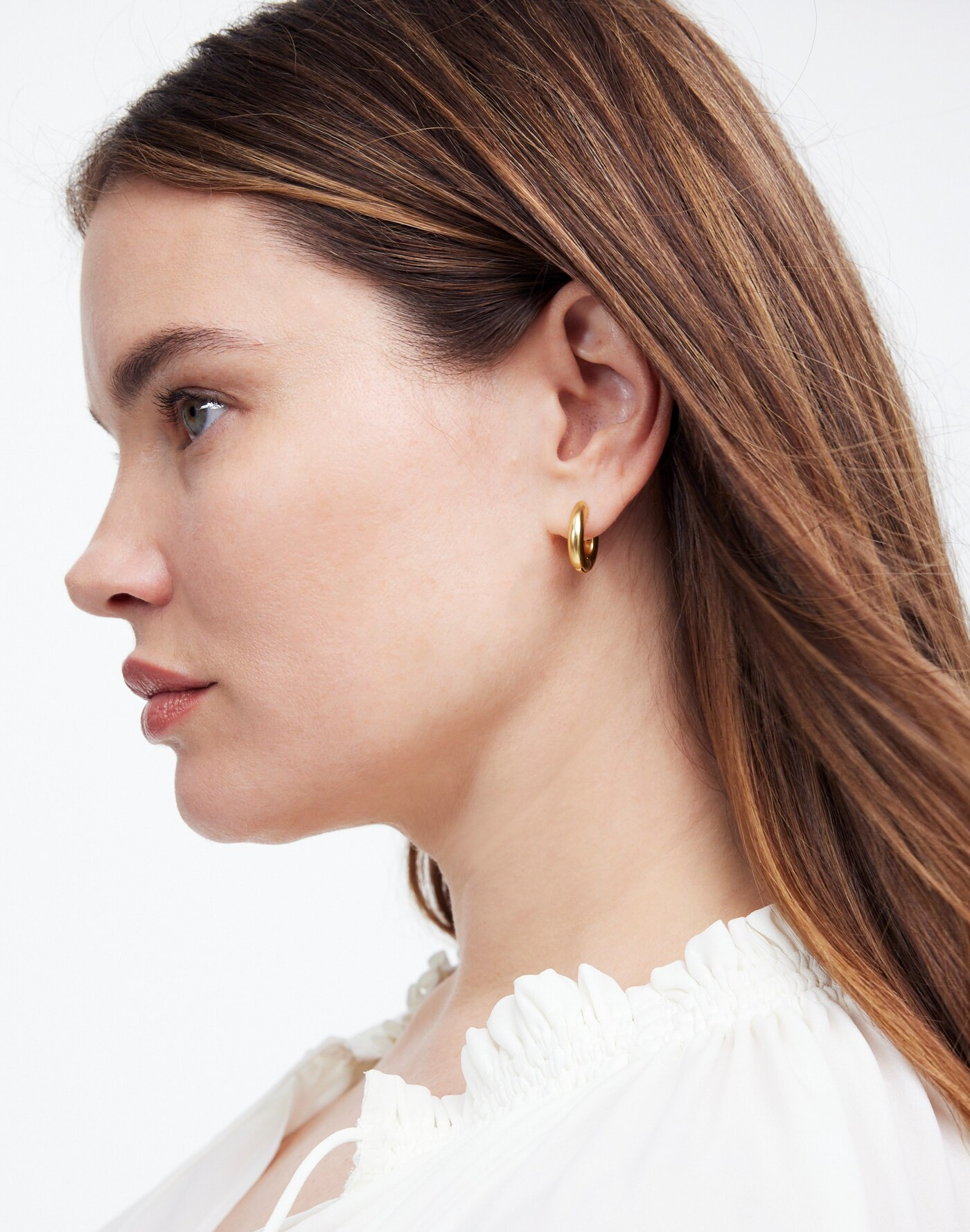 Chunky Bubble Small Hoop Earrings | Madewell | Madewell