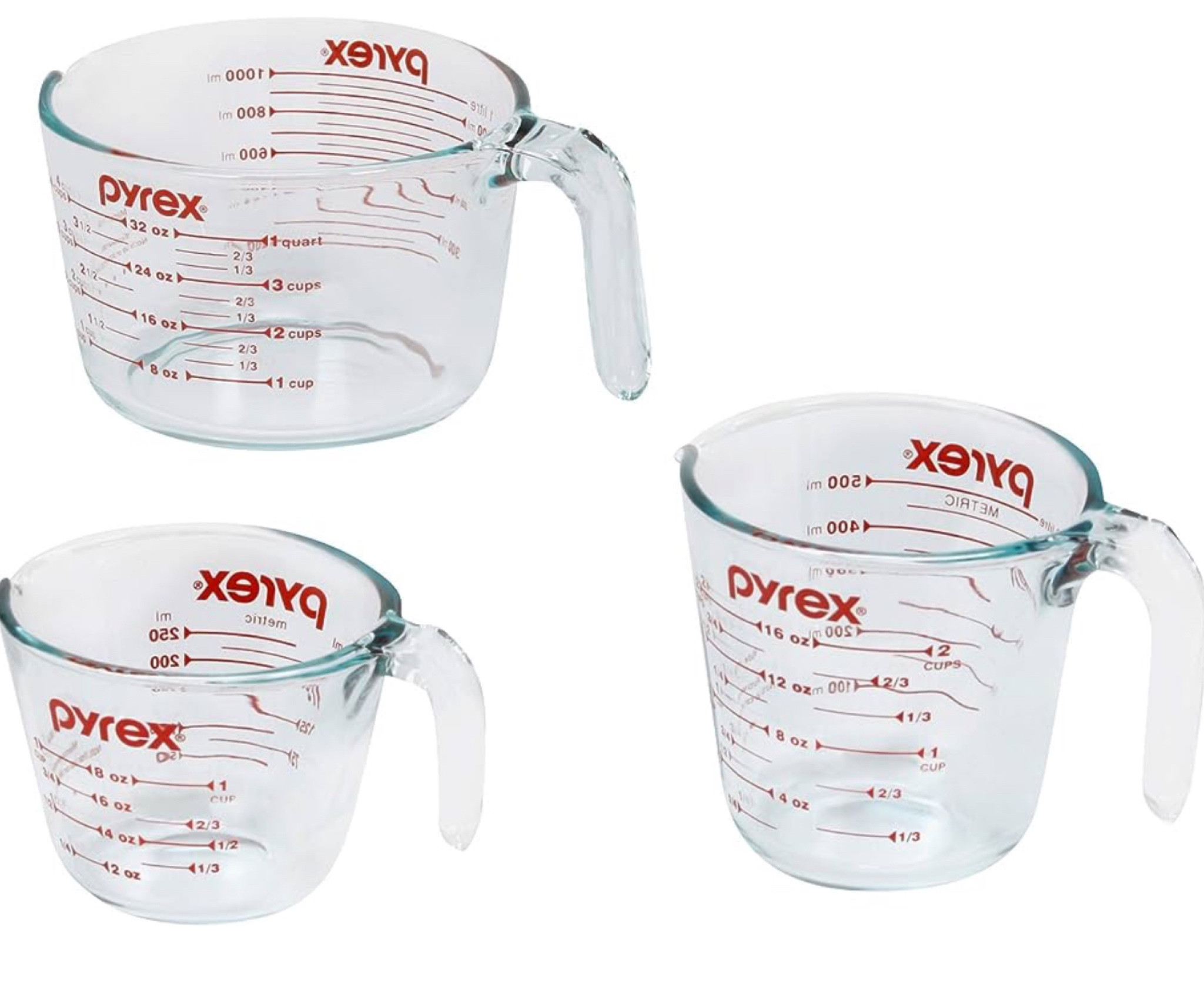 Pyrex 3 Piece Glass Measuring Cup … curated on LTK