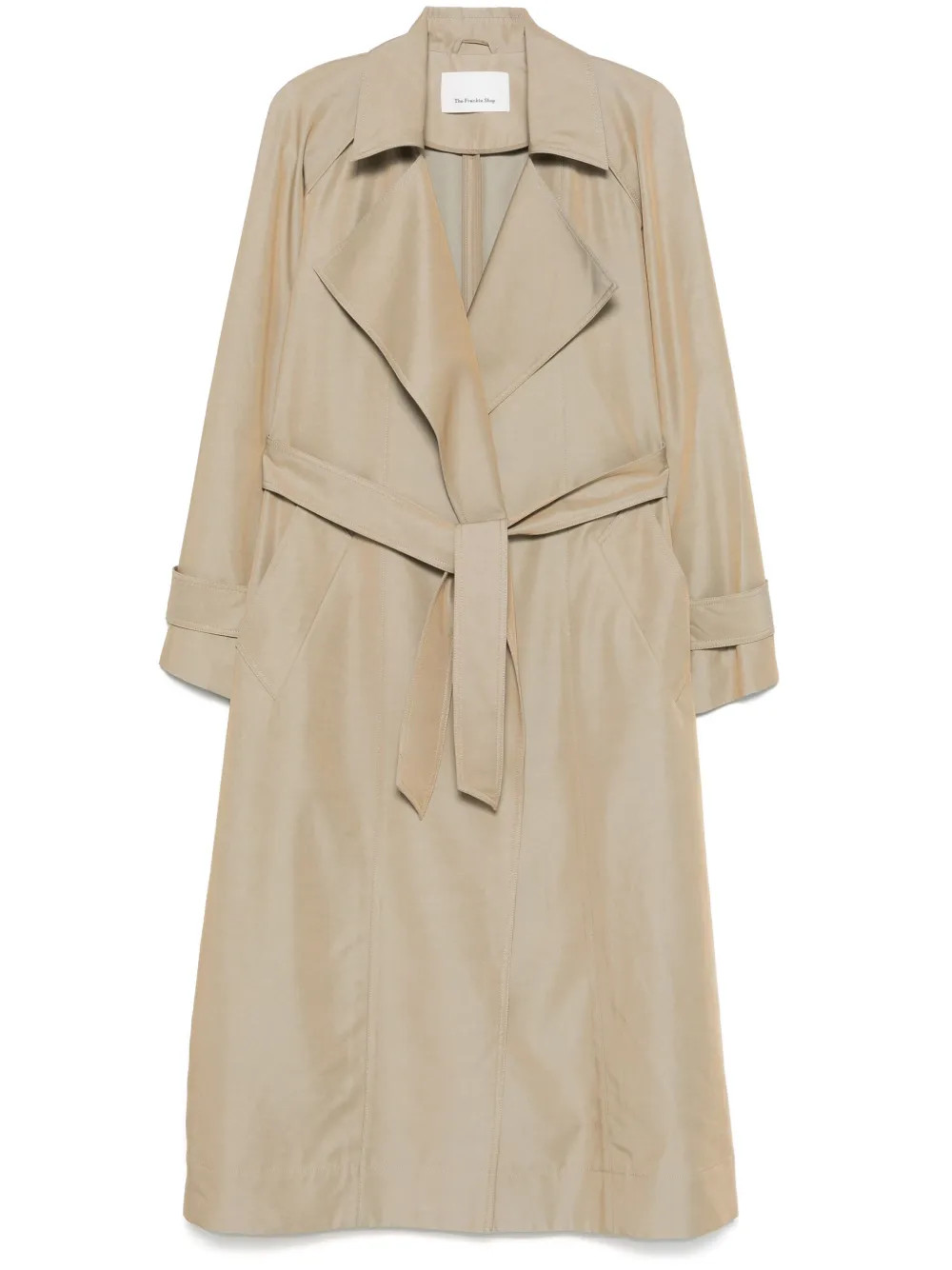 The Frankie Shop Astoria Trench Coat | Brown | FARFETCH | Farfetch Global