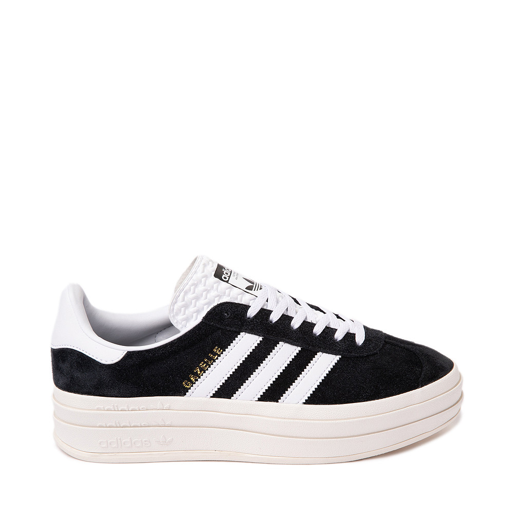 Womens adidas Gazelle Bold Athletic Shoe - Core Black / Cloud White | Journeys
