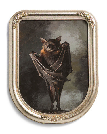 14X11 Pteropus Bat Wall Art, Gold | TJ Maxx