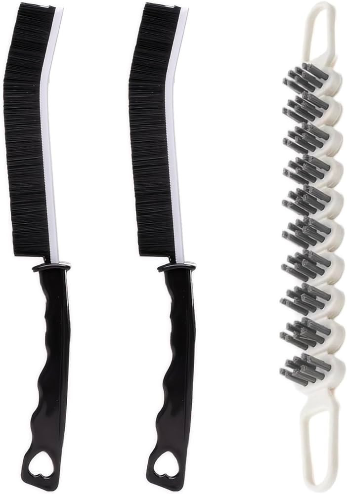 3 Pcs Crevice Cleaning Brush Hard Bristle Crevice Gap Brush Bendable Brush Multifunctional Cleani... | Amazon (US)