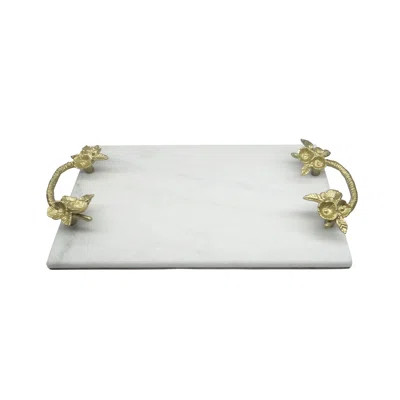 Galaviz Gold Handles Serving Tray | Wayfair Professional