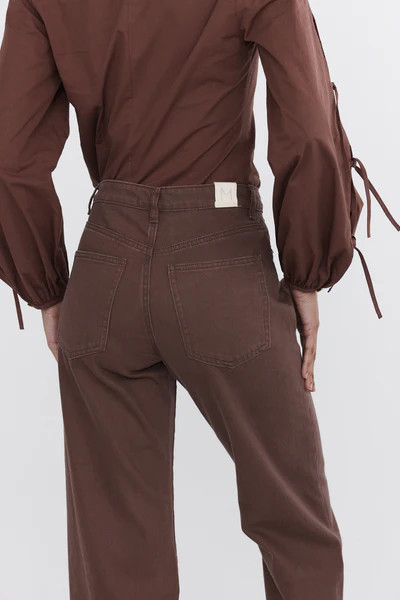 WIDE LEG JEAN - WASHED PLUM | Marle 