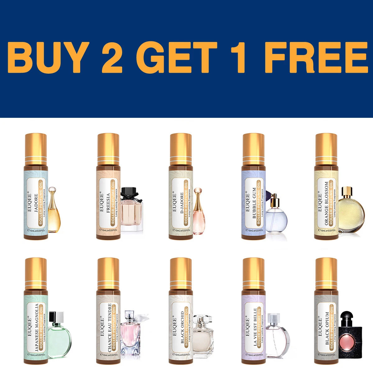 45 Scent 10ML Alcohol-Free Fragrance Oil Roll On For Body Buy 2 Get 1 Free DIY  | eBay | eBay US