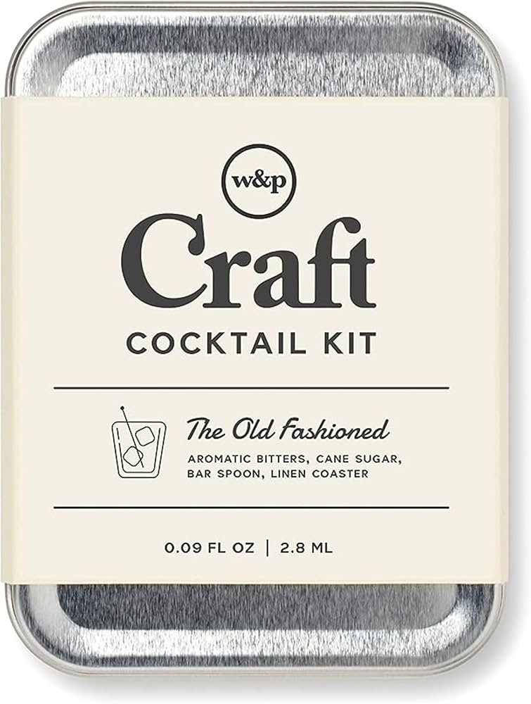 W&P Craft Old Fashioned Cocktail Kit, Mini Portable Carry On Travel Cocktail Kit, Great Gifts for... | Amazon (US)