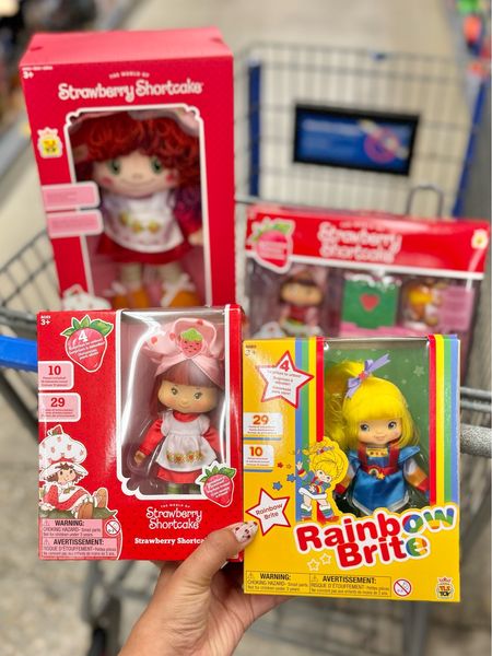 Strawberry shortcake and Rainbow Brite at Walmart!!!😍