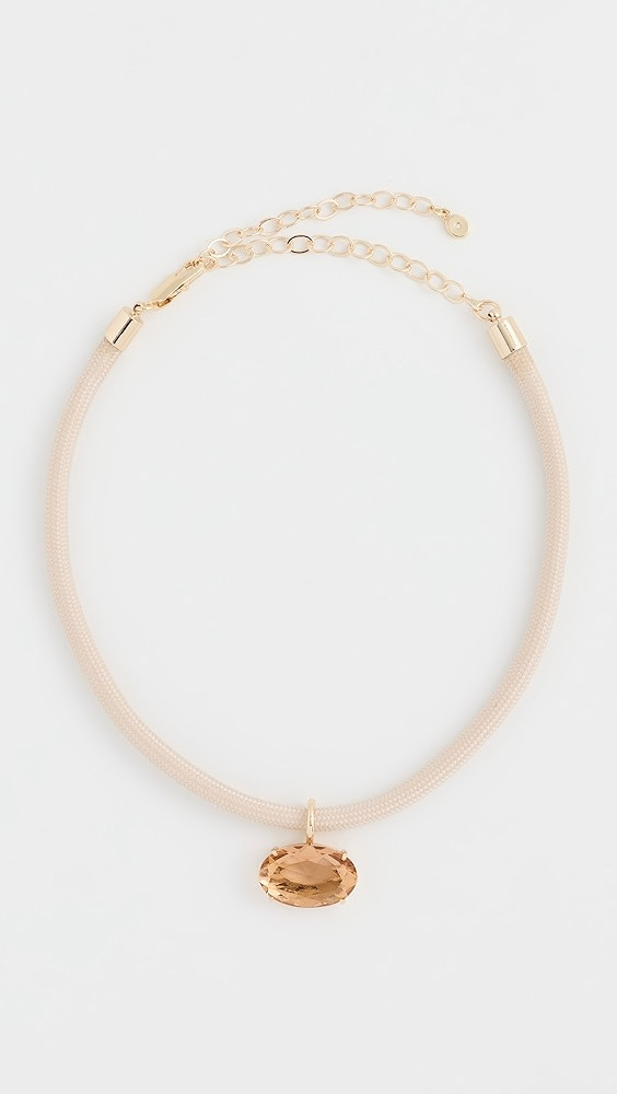 Oval Pendant Cord Necklace | Shopbop