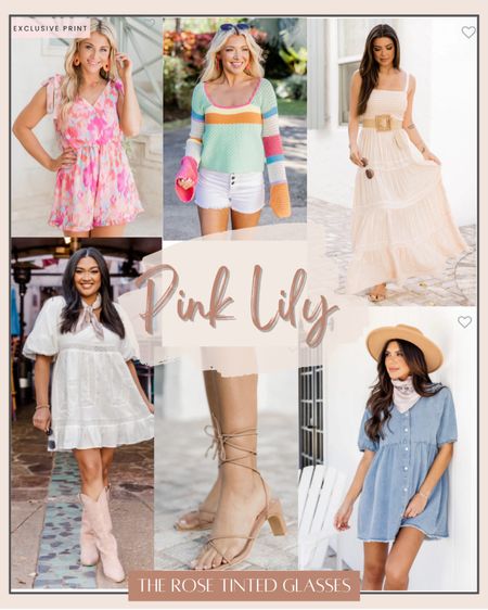 Pink Lily is included in the LTK Spring Sale!

Spring dresses | Easter Dresses | Spring Fashion | Vacation Outfit | Vacation Dress | Western Cowgirl | Floral Romper | Lace Up Heels | 

#LTKFind #LTKSale #LTKunder50