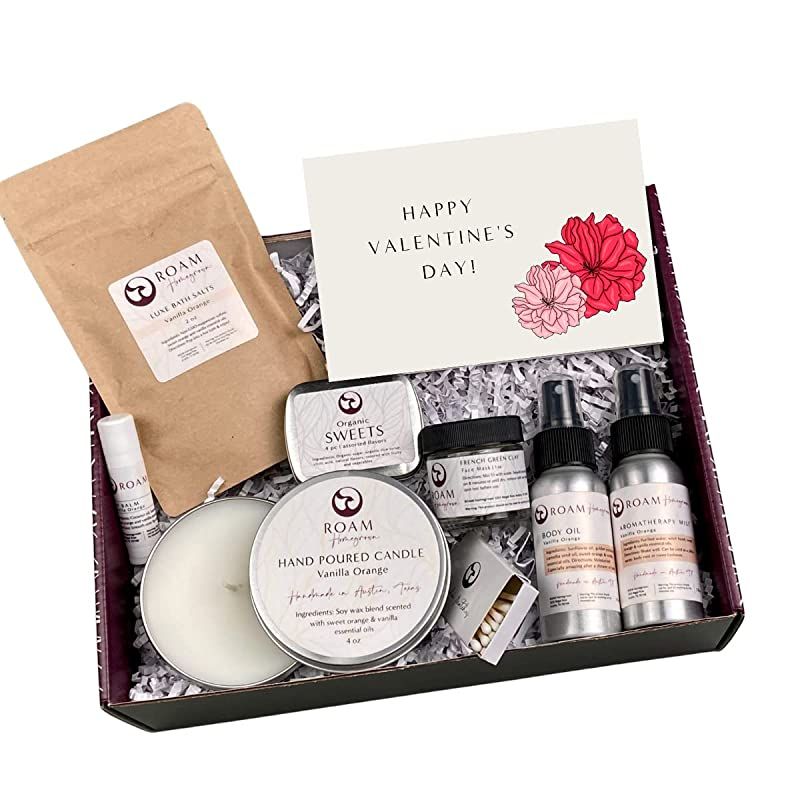 Self-Care Spa Valentines Day Gift for Mom, Girlfriend, Sister, Best Friend, Wife | Amazon (US)