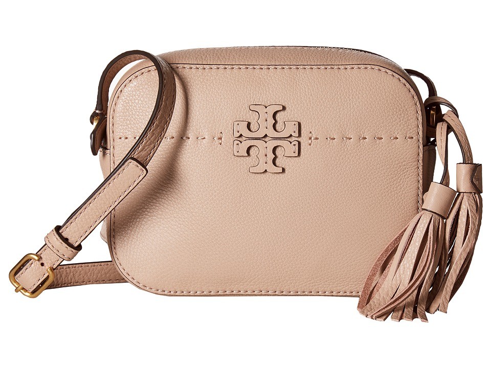 Tory Burch - Mcgraw Camera Bag (Devon Sand) Handbags | Zappos