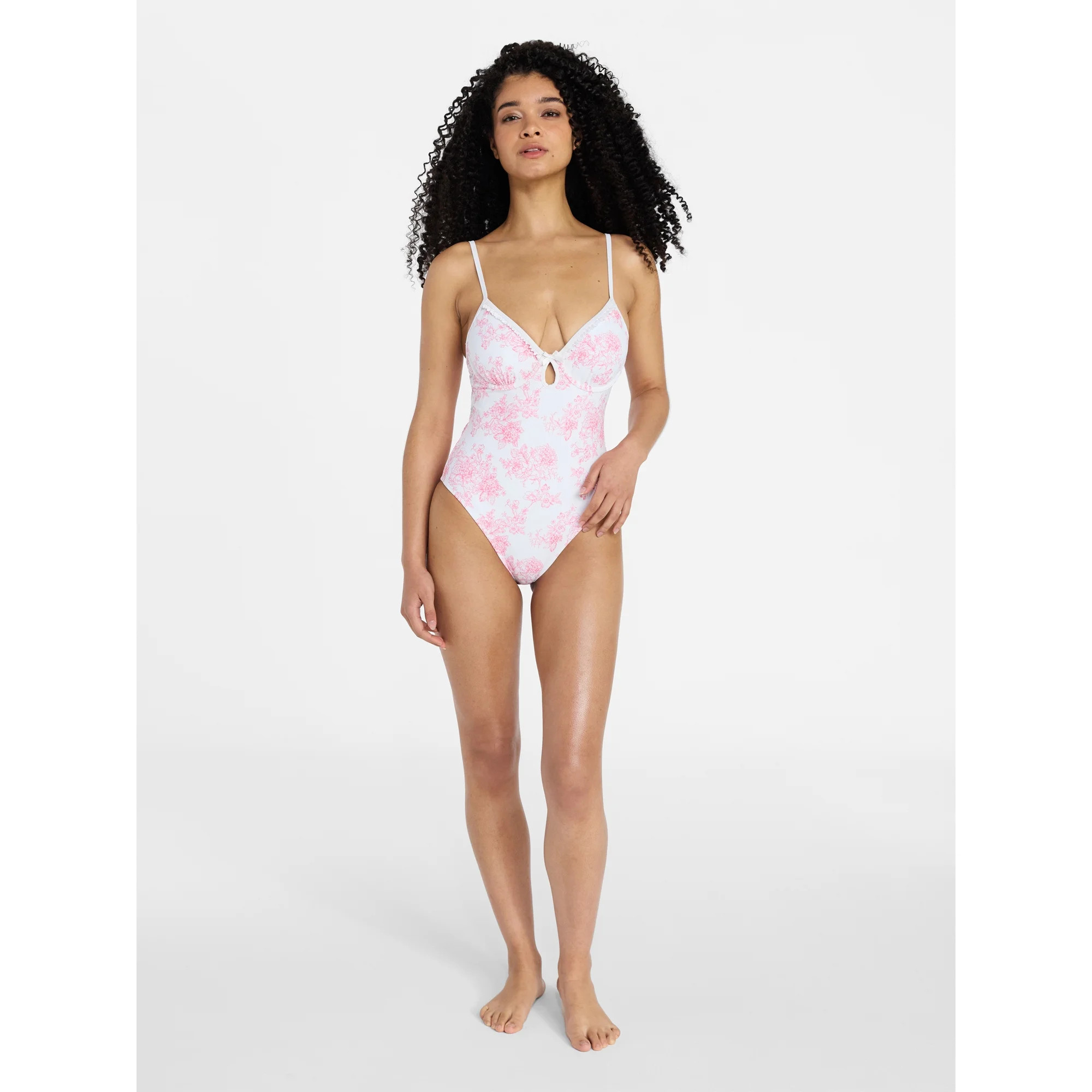 No Boundaries Underwire One-Piece Swimsuit, Women's XXS-XXL | Walmart (US)