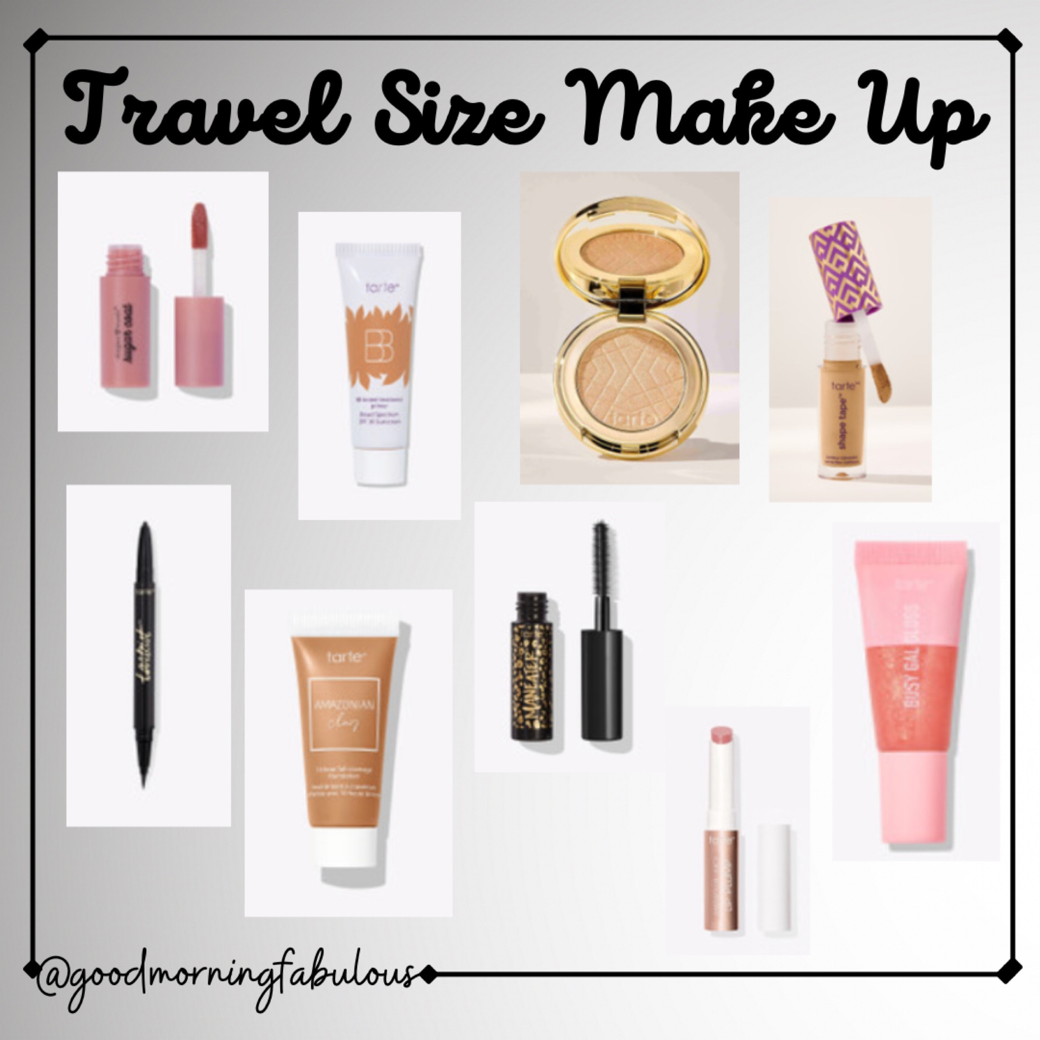 Tarte travel size make up 

#LTKtravel #LTKunder50 #LTKbeauty