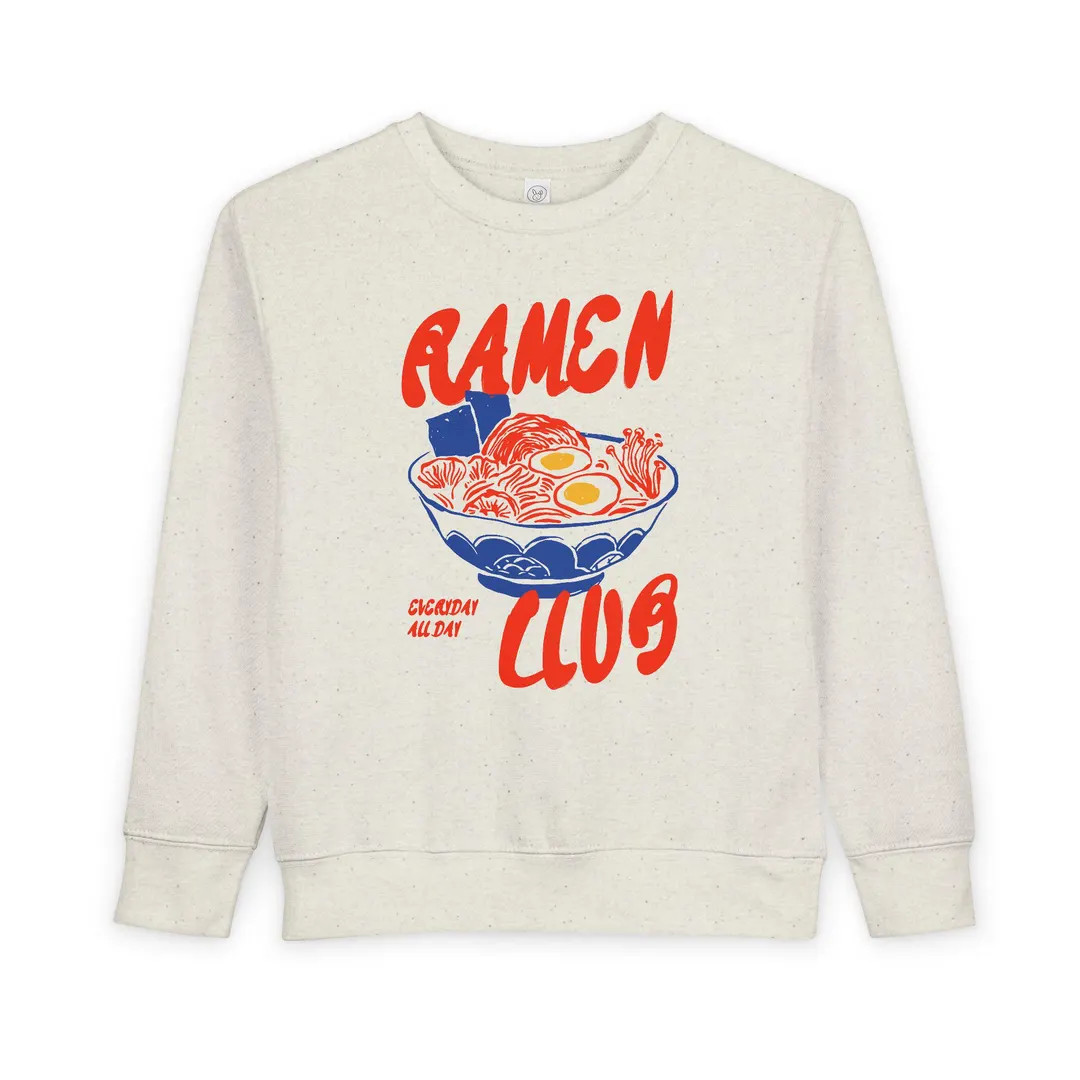 Ramen Club Toddler Sweatshirt - Etsy | Etsy (US)