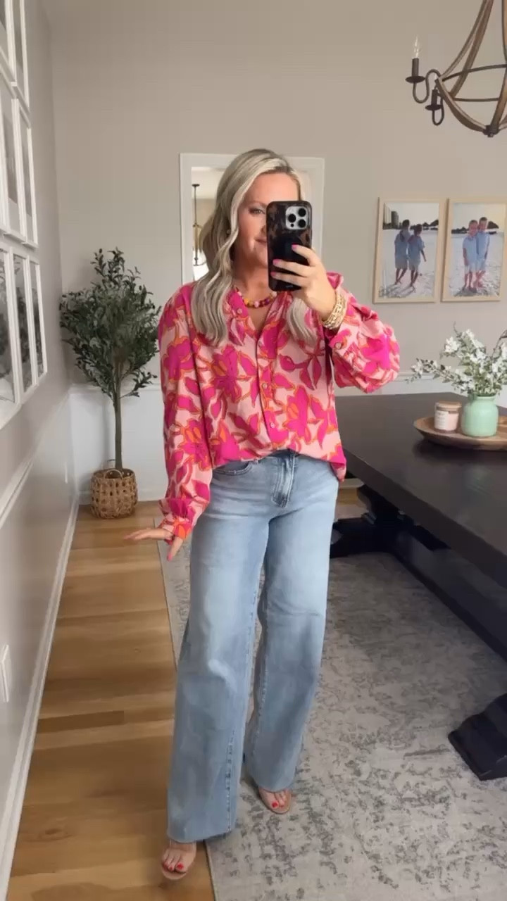 This Amazon floral spring top is such a bright and cheerful piece for the season. The bold pink print makes it a fun statement with classic denim, and it is perfect for brunch, church, shopping days, or casual spring outings.

spring tops amazon fashion amazon spring tops pink floral blouse spring outfit ideas colorful spring outfit casual brunch outfit amazon fashion finds spring denim outfit bright spring style lovelylifestyling

#LTKSeasonal #LTKootd #LTKWorkwear